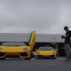 Illustration for article titled Supercars Took Over A Garage To Welcome The $1.9 Million Lamborghini Centenario